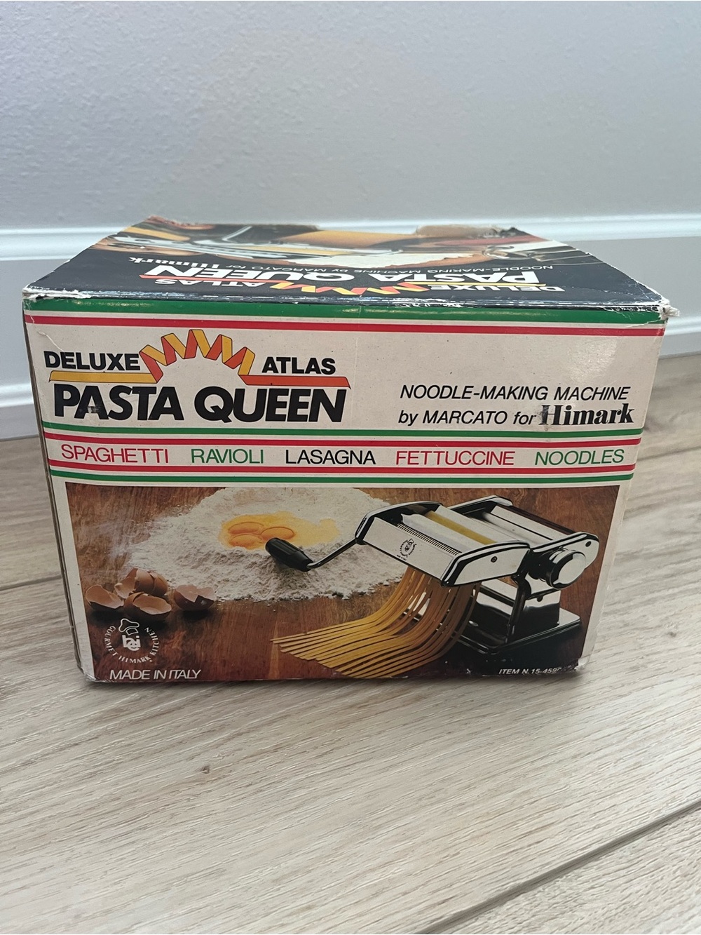 Vintage Italian Marcato Deluxe Atlas Pasta Queen Machine